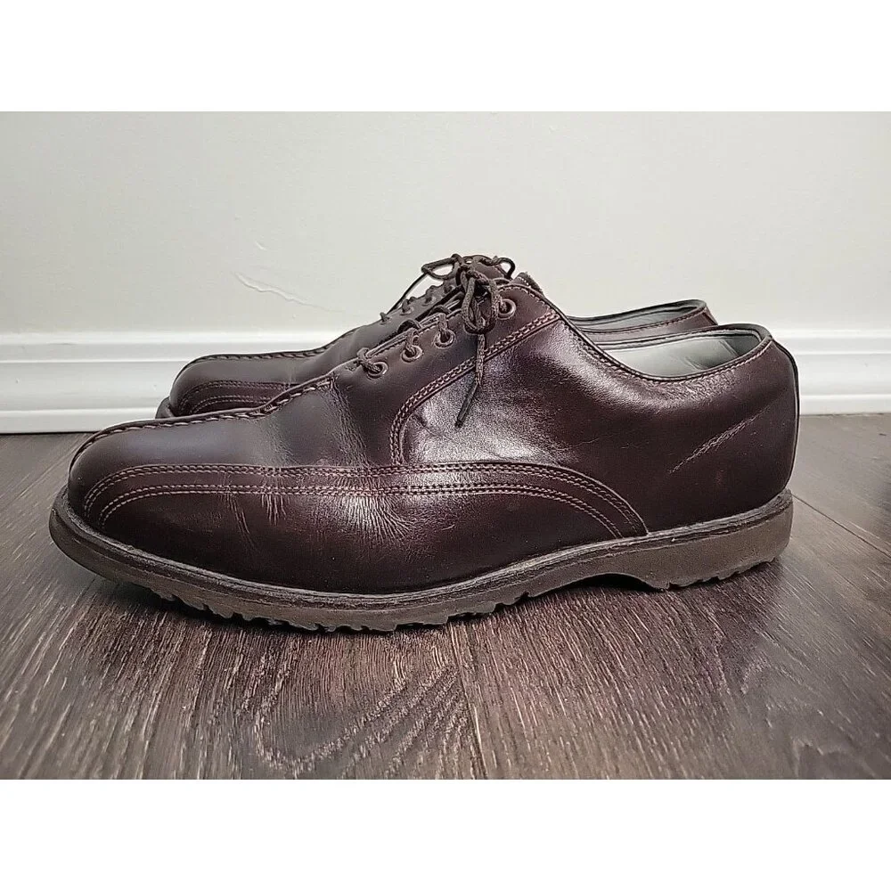 FootJoy Mens Sz 9D Classics Dress Casual‎ Leisure Brown Oxblood Shoes 55709
